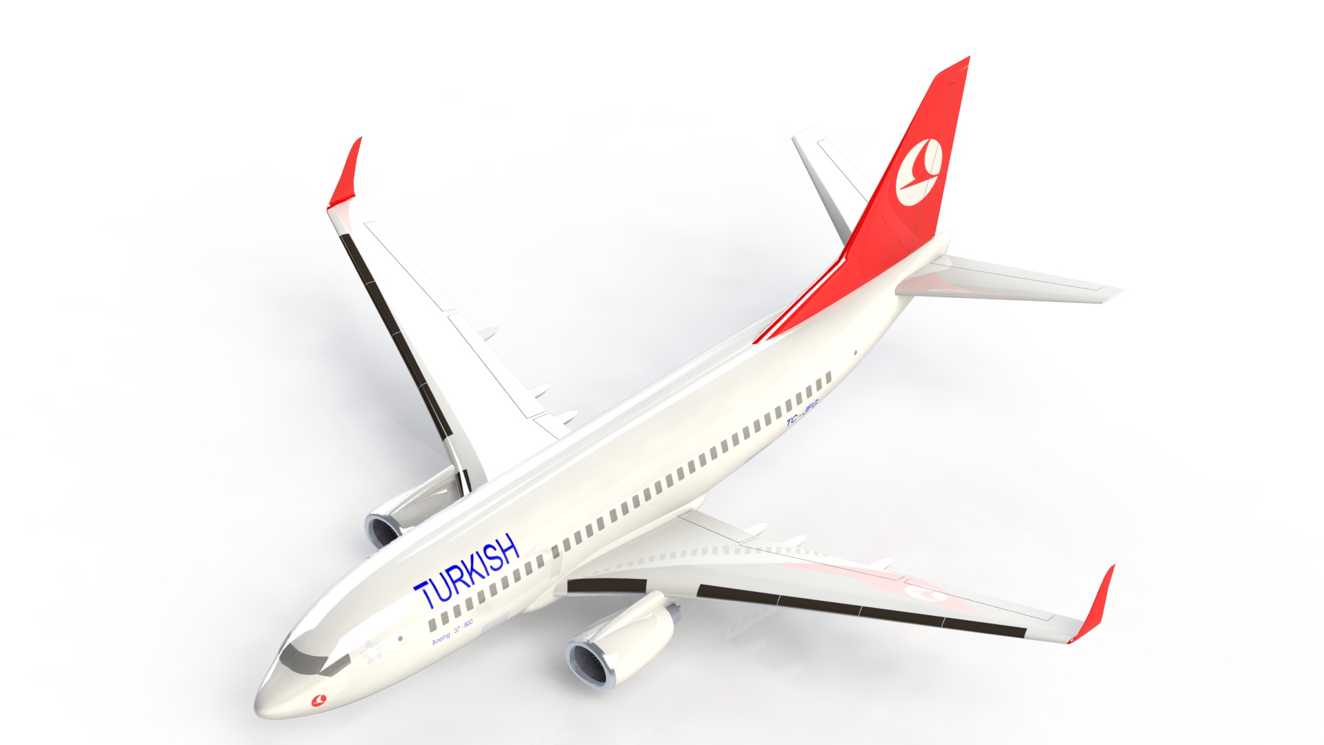 Beoing B737 SolidWorks 3D Model
