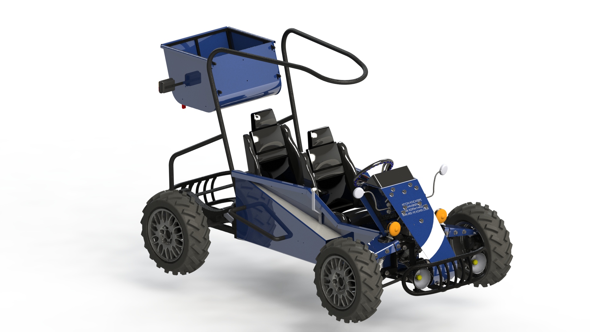 Go Kart SolidWorks 3D Model