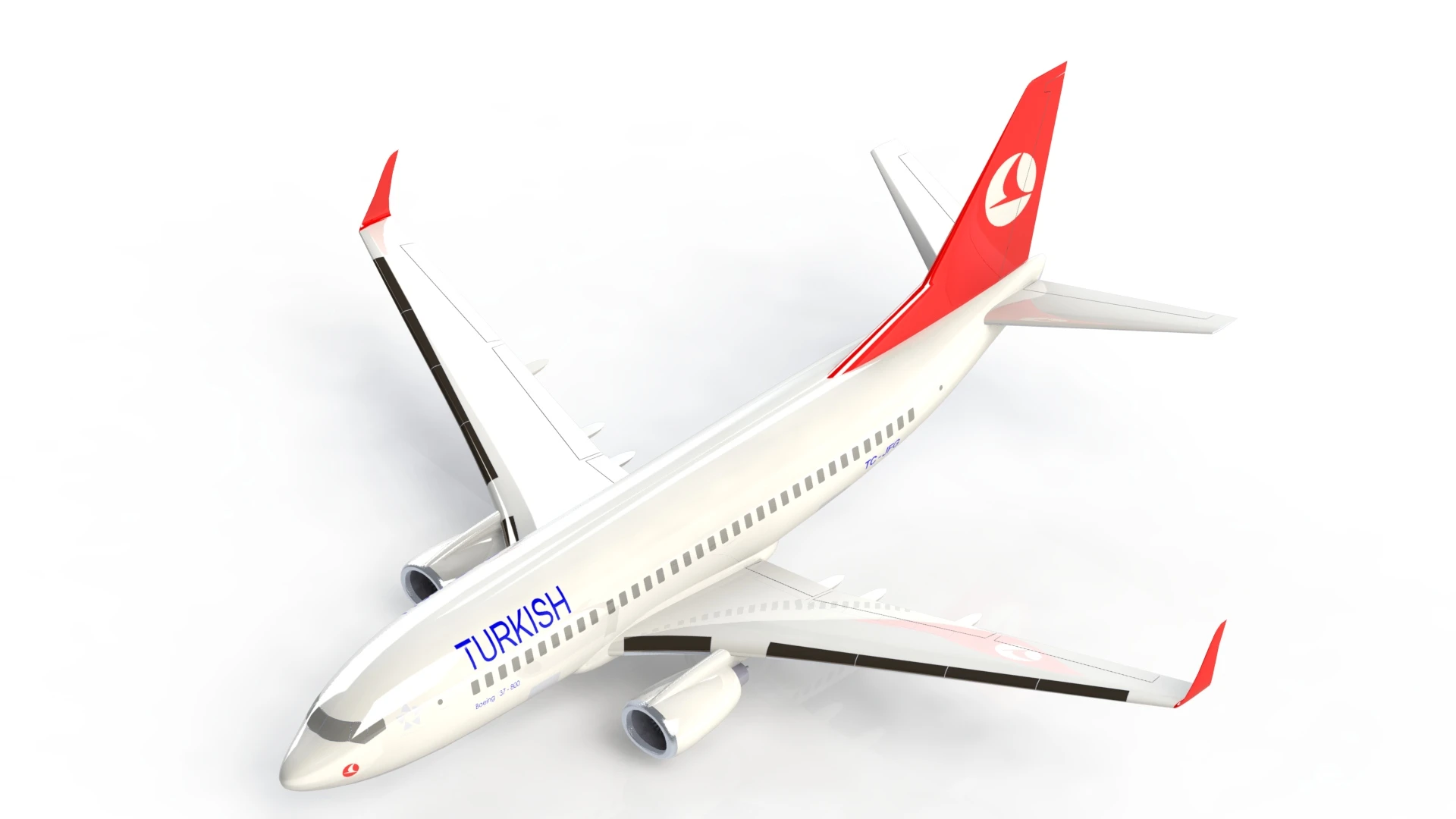 Beoing B737 SolidWorks 3D Model