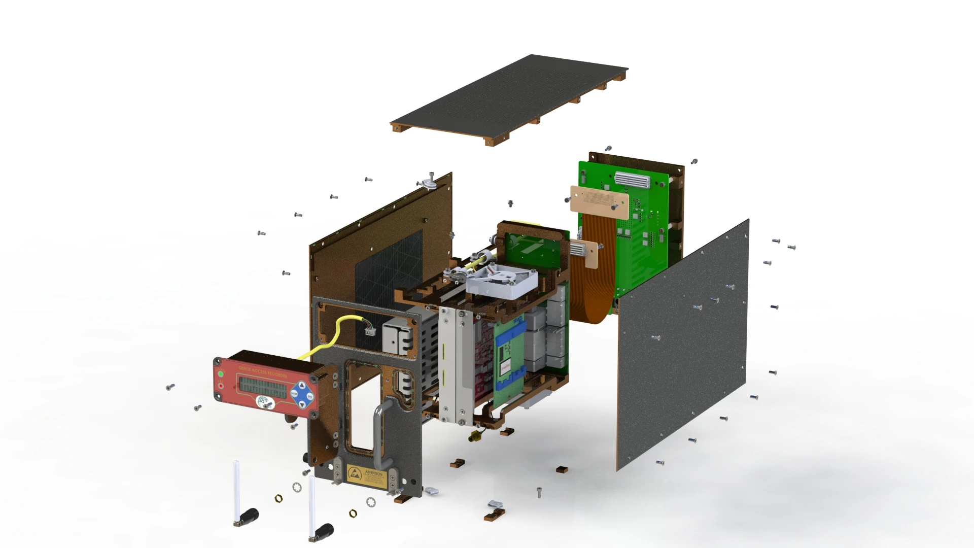 Wireless Quick Access Recorder SolidWorks 3D Model